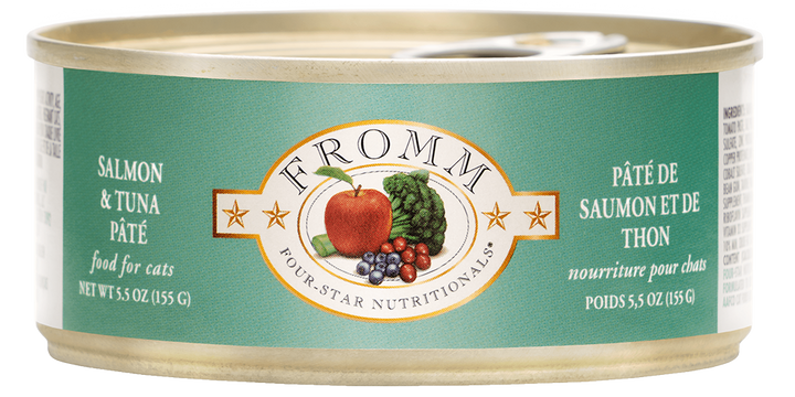 Fromm4StarSalmonTunaPateCatCan5.5OZ